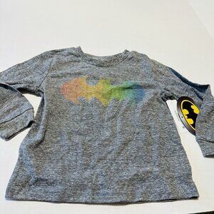 4T Toddler Batman Shirt- Long Sleeved